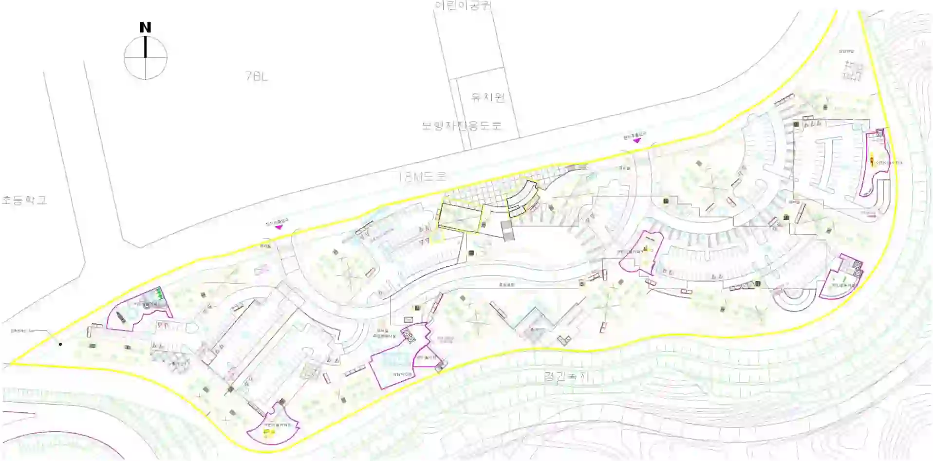 물푸레마을휴먼시아9단지 배치도 이미지